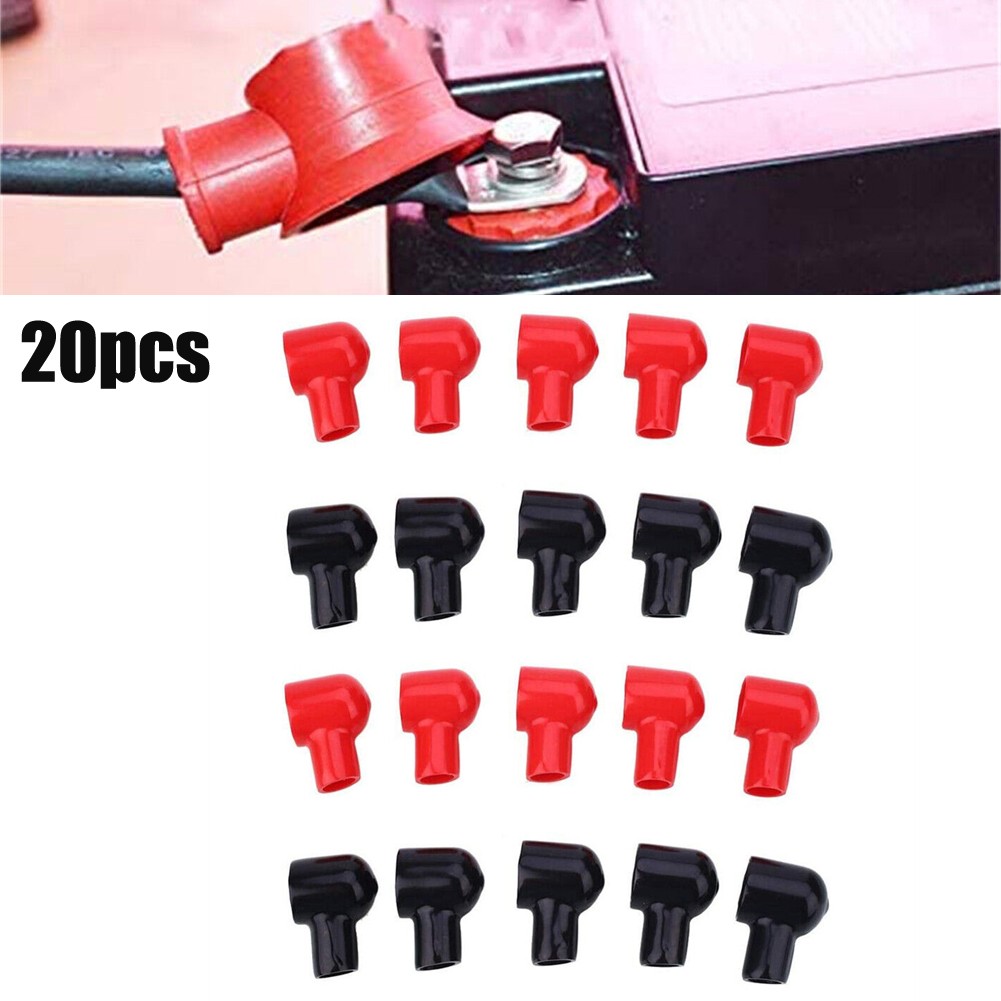 【Yoyoauto】 Gói 20 bao bọc cách nhiệt Đầu nối dẫn nguồn điện PVC nhiệt độ cao