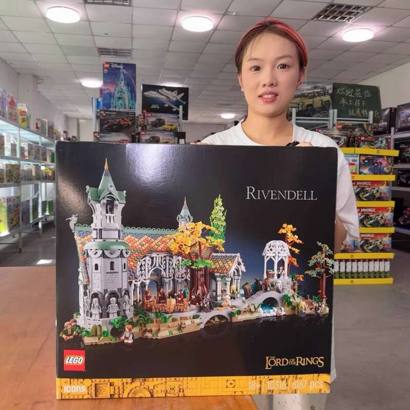 LEGO 10316 Chúa tể của những chiếc nhẫn Rivendell đồ khối xây dựng trong xứ sở thần tiên - sưu tầm Đ