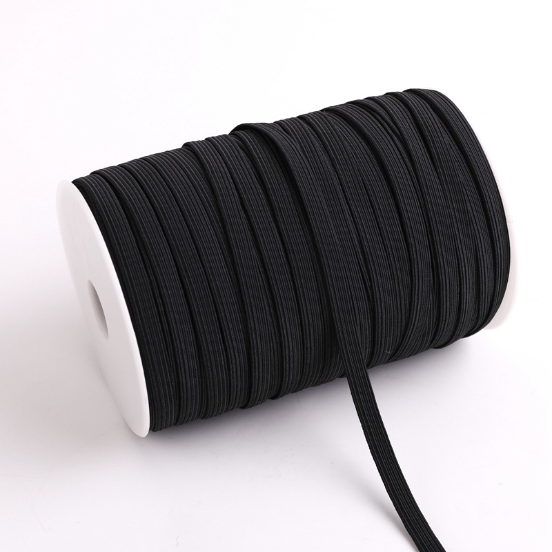 10M Elastic Garter White High Elasticity Crochet Braided Band Garter Soft Yard Rubber String for Dress Cloth Waistband