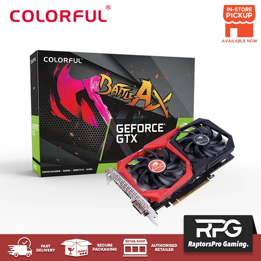 Colorful Geforce Gtx 1650 Battle Ax 1650 Colorful Vga Colorful