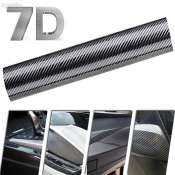 ANGELIO 7D Carbon Fiber Stretchable Vinyl Car Wrap Stickers