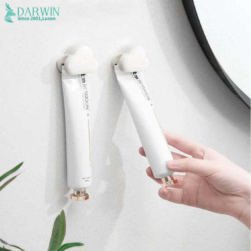 Dễ thương đám mây Kem Đánh Răng Móc áo tự dính Sữa rửa mặt Clip giá lưu trữ kem đánh răng đa năng