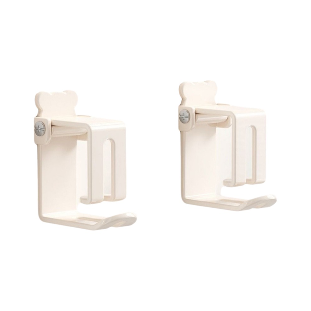 IIU 2 Pieces Thép carbon Móc treo chậu rửa Không cần đục lỗ Gắn tường Giá để đồ trong bồn rửa Thực tế Gấp lại Giá đỡ chậu rửa  Phòng tắm - 3