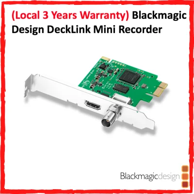 (Local 3 Years Warranty) Blackmagic Design DeckLink Mini Recorder