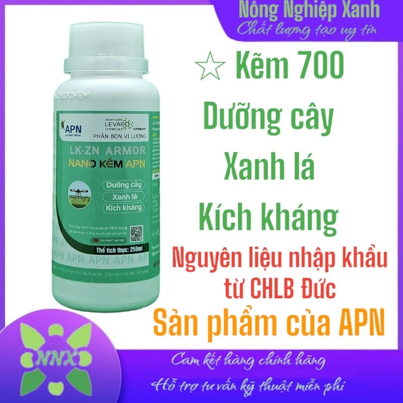 NANO KẼM APN (kẽm 700) chai 250ml của An Phát Nông