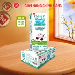 100% sữa tươi KUN có đường thùng 48 hộp x 180ml