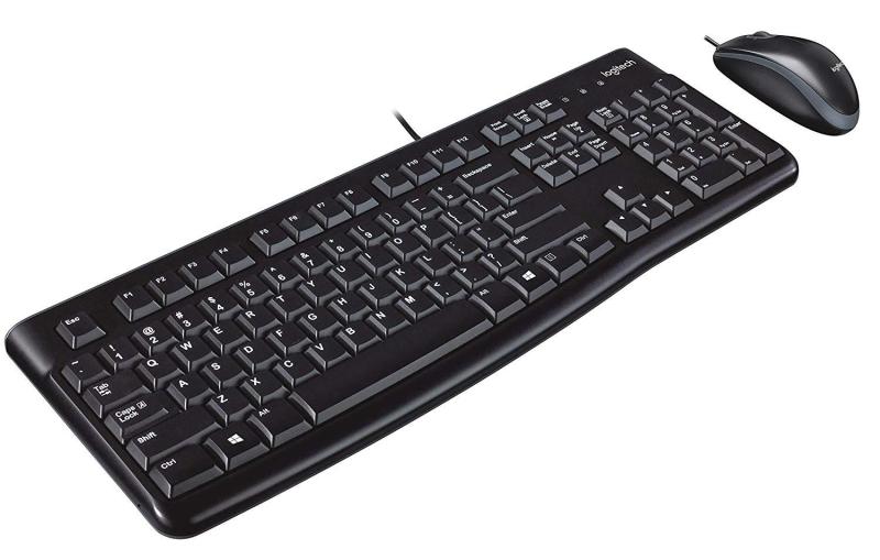 Logitech Desktop MK120 Durable, Comfortable, USB Mouse and keyboard Combo Singapore