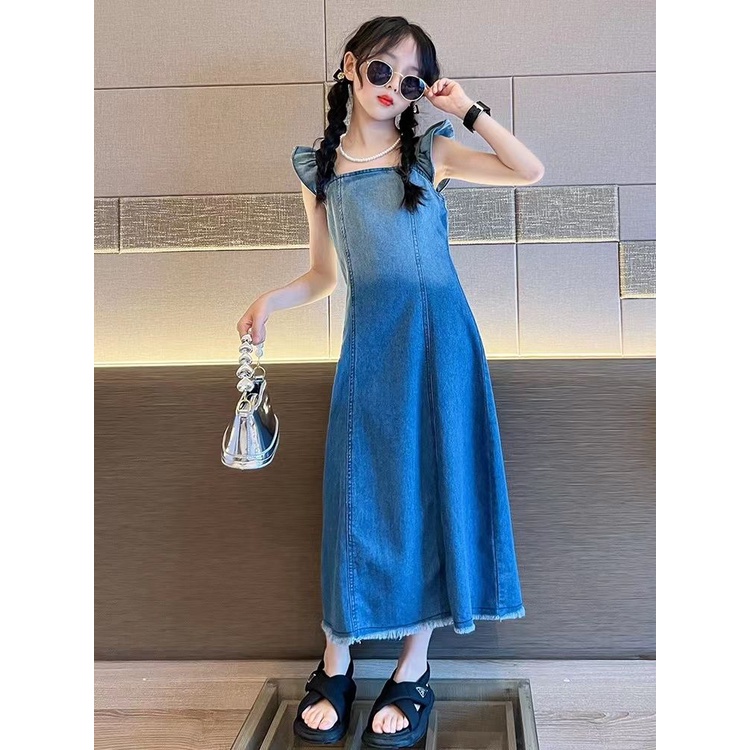 Đầm Yếm Thiết Kế Mới Thời Trang Mùa Hè 2023 Dành Cho Bé Gái