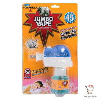 Máy đuổi muỗi xông tinh dầu kèm Lọ tinh dầu Jumbo