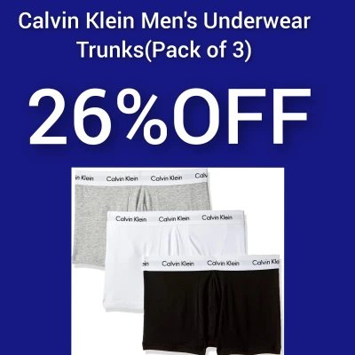 Calvin Klein Underwear Men's Trunks (Pack of 3)