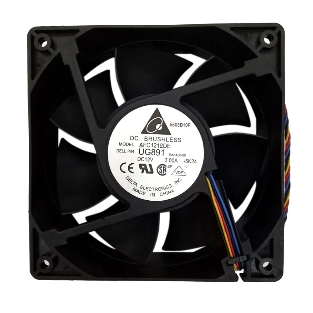 【Limited Edition】 120x120x38mm 12v Bearing Fan For Antminer Bitmain S7 S9 6000rpm 120mm 4-Pin High Rpm Speed Air Flow Miner Cooling Fans