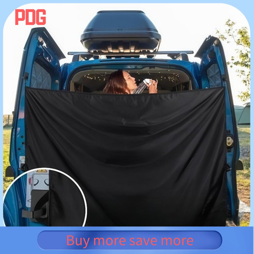 PDG Đen Rèm cửa xe cắm trại Vải Oxford Rèm tắm ngoài trời Rèm cửa sau  Tấm che nắng ô tô Bọc màn che chắn sáng Bộ chia xe