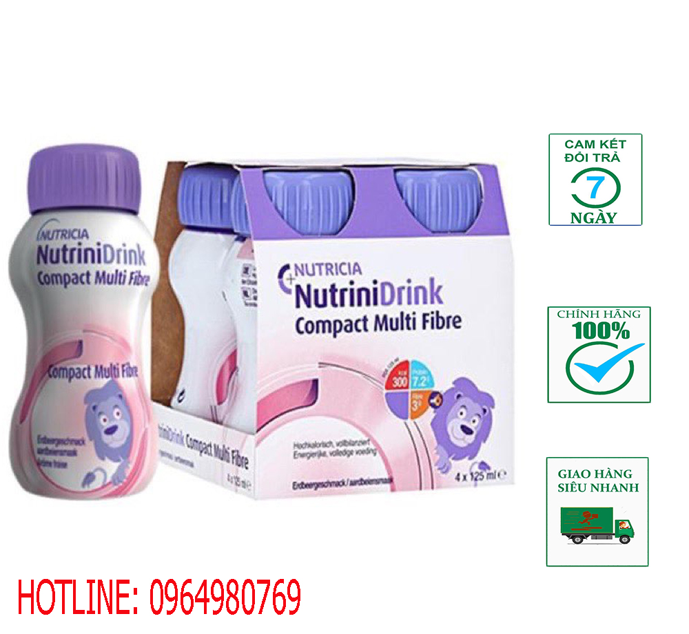 Sữa NutriniDrink 125ml Nước Pha Sẵn 28 Ngày Tăng Cân