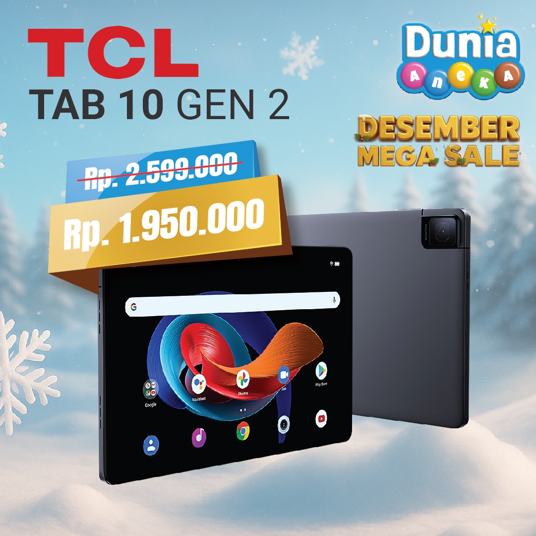 TCL TAB 10 Gen 2 Android Tablet 10.4" | 4GB/64GB | Cocok Untuk Belajar & Hiburan – Garansi Resmi Giá 1,950,000 Đồng*Miễn phí vận chuyển