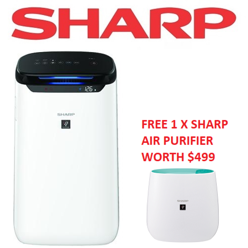 SHARP FP-J60E-W 48m² WHITE AIR PURIFIER Singapore