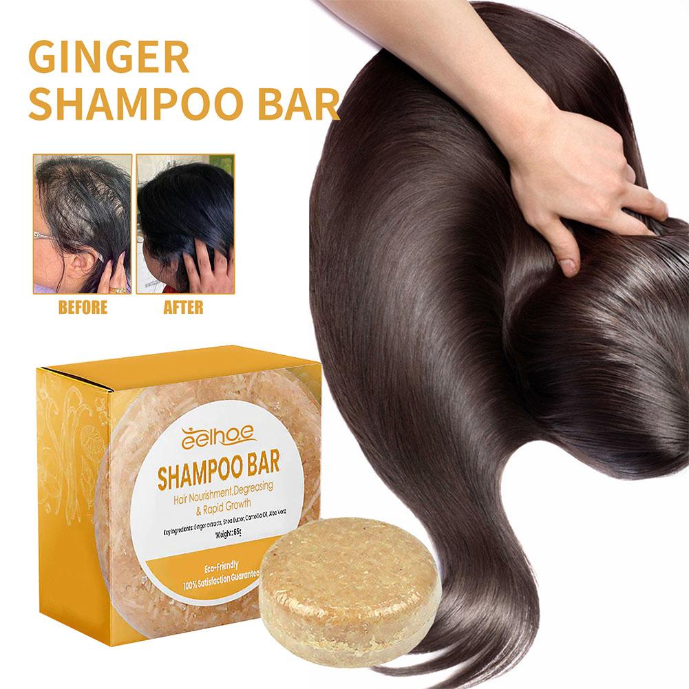 65g Ginger Shampoo Anti Dandruff Anti Hair Loss Hair Soap J2Y9