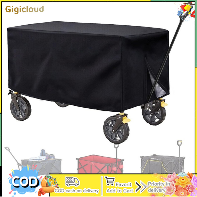 Garden Wagon Cover, 420D High Density Outdoor Waterproof Dustproof Wagons Rain Cover, Foldable Utility Cart Cover For Collapsible Wagon Carts ราคา 362 บาท*ส่งฟรี