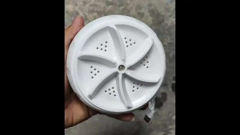Portable Turbo Washing Hine High Power Mini Ultrasonic Washing Hine, Underwear, Socks, Business Travel Special Add06