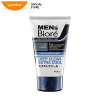 Biore Men Double Scrub Extra Cool Facial Foam 100G