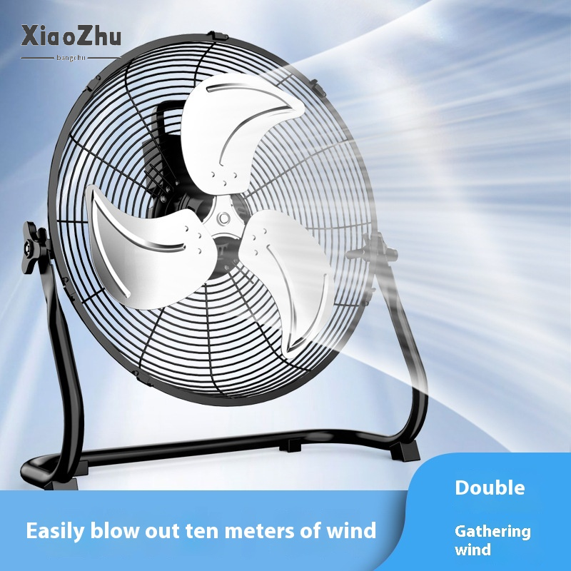 Xiaozhubangchu Powerful Industrial Floor Fan with Adjustable Tilt and Eight Speed Settings ราคา 950 บาท*ส่งฟรี