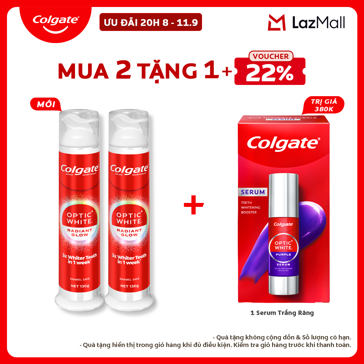 Colgate Optic White Radiant Glow