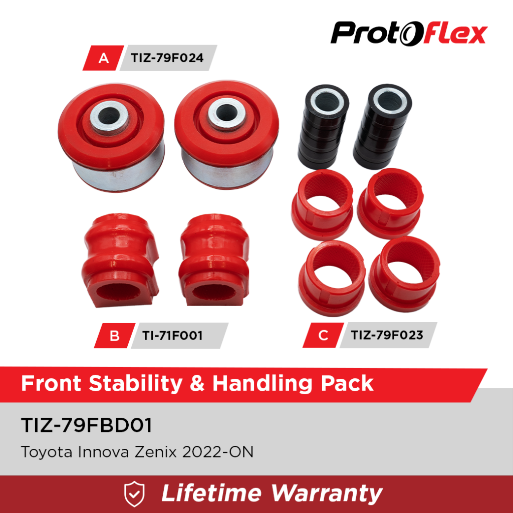 Protoflex Front Stability & Handling Pack for Toyota Innova Zenix Harga 1,600,000 rupiah*Gratis Ongkir