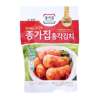 Daesang Jongga Halal Chonggak Kimchi (Whole radish Kimchi) Pouch - Korean