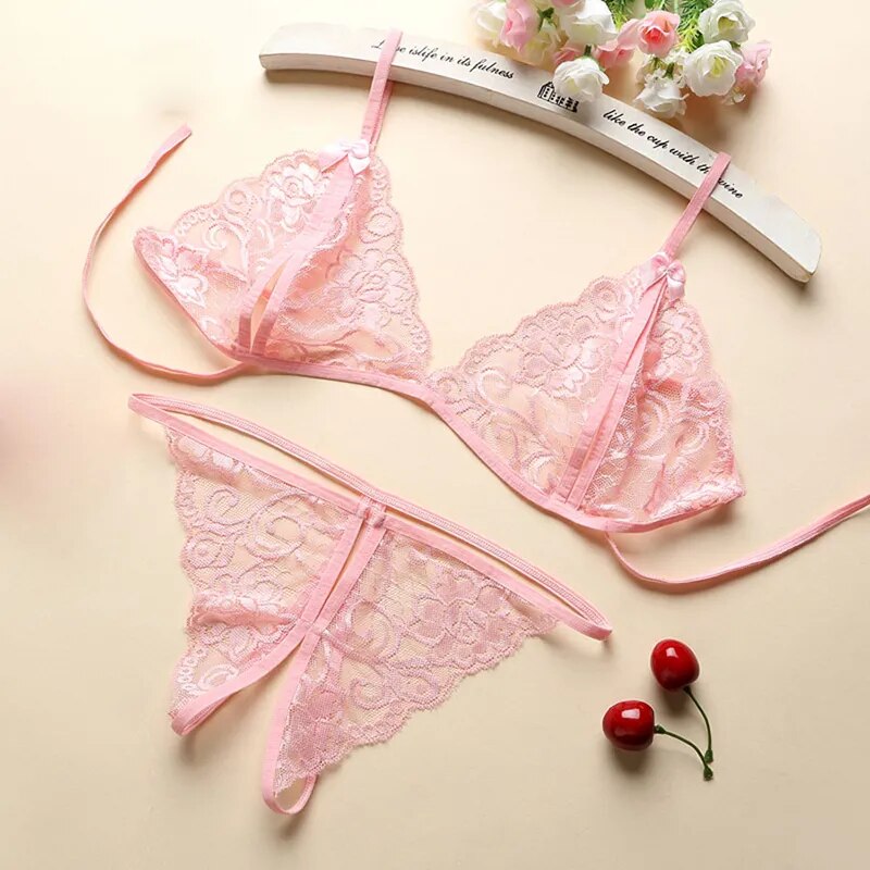 Bras For Women Invisible Push Up Bra Set Underwear Lace Bralette