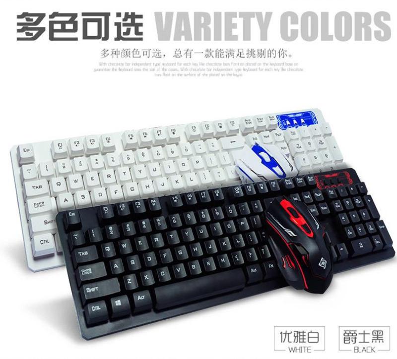 Foreign Trade Export New Style Cross Border All English Packaging Intelligent Power-Saving Wireless Keyboard And Mouse Set AULA Bahuang Singapore