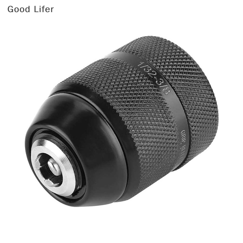 New Keyless Drill Chuck 3/8 Thread 0.8mm-10mm locking function Metal Drill Chuck for Hand Electric Drill