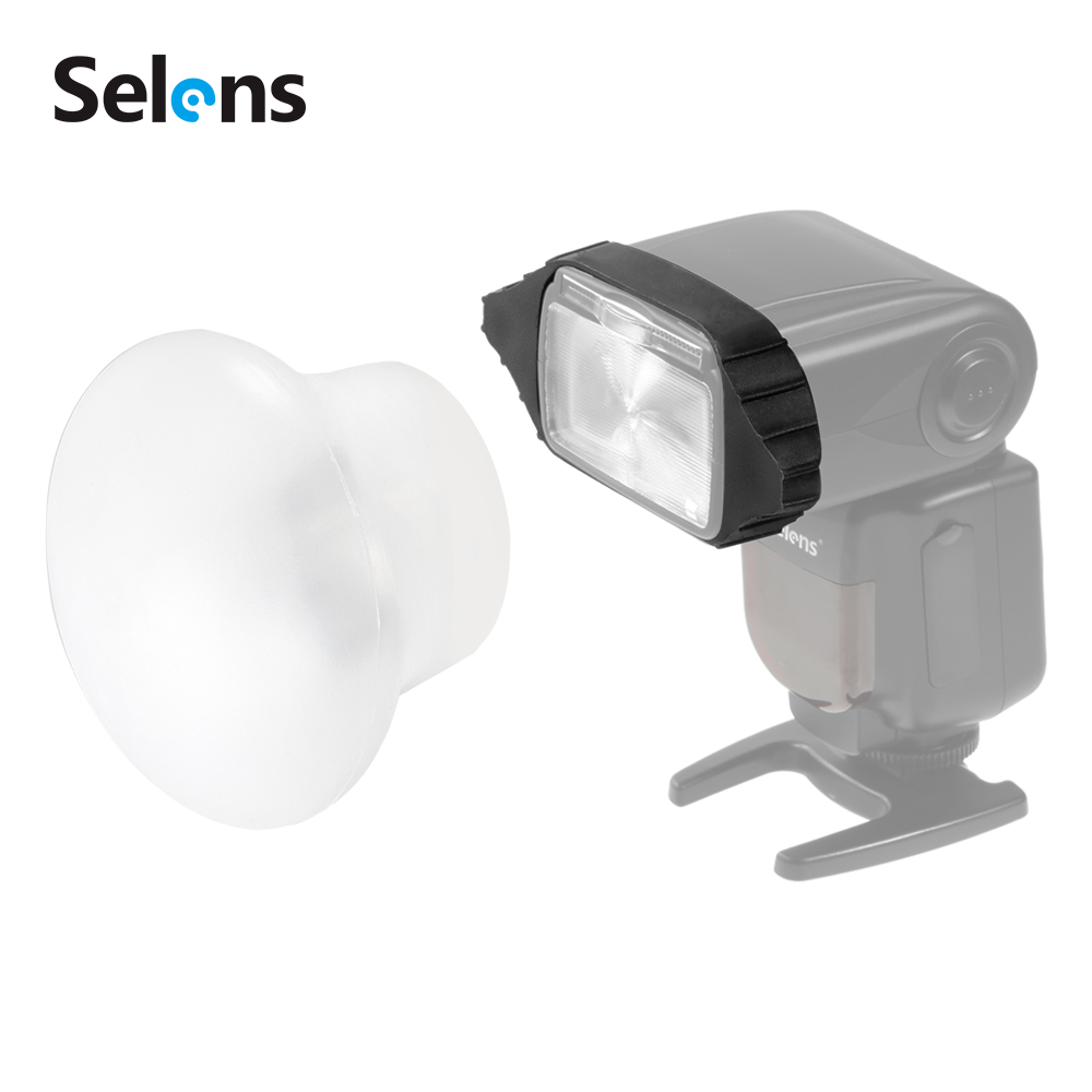 Selens Magnetic Flash Modifier Snoot Conical for YongNuo Speedlight Canon Nikon 