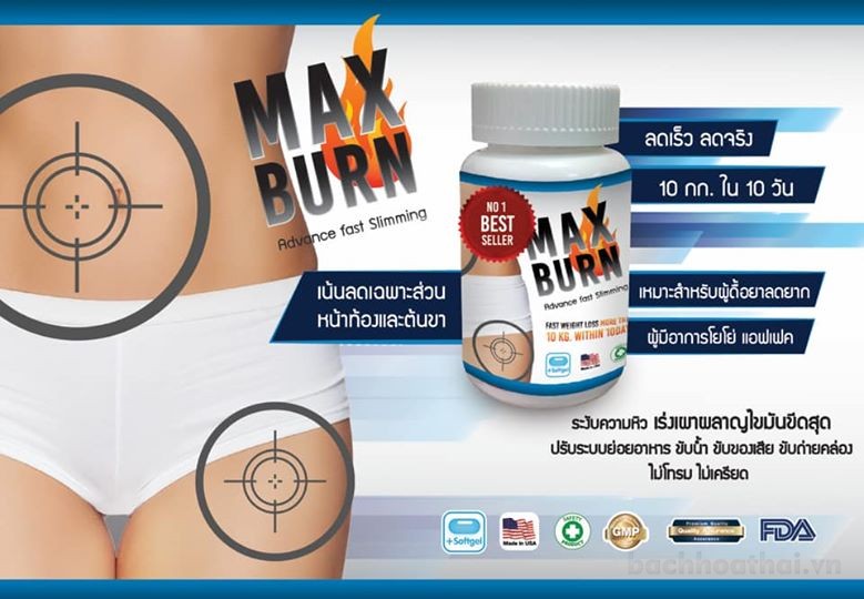 Giảm cân nhanh Max Burn Advance Fast Slimming