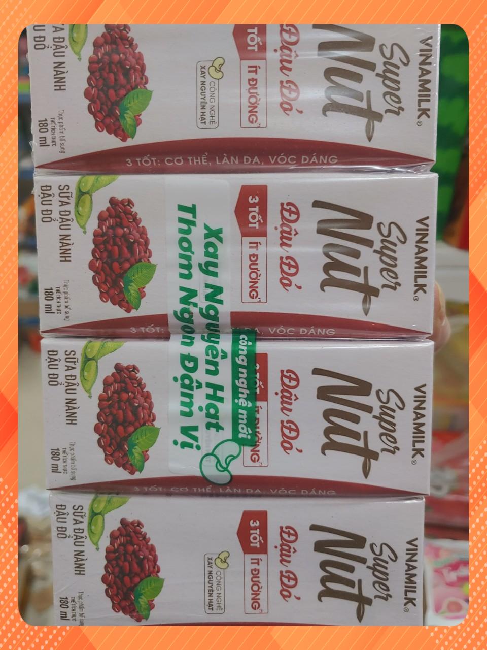 Sữa đậu nành Hạt Vinamilk Vỉ 4h x 180ml