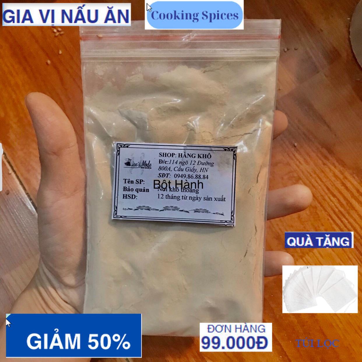 100gr Bột hành nguyên chất