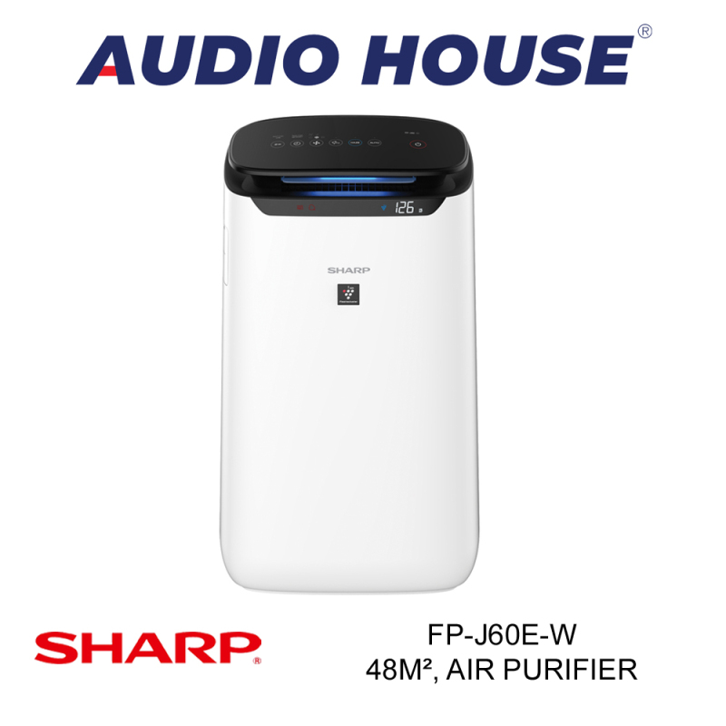 SHARP FP-J60E-W 48m², AIR PURIFIER (WHITE) ***1 YEAR SHARP WARRANTY*** Singapore