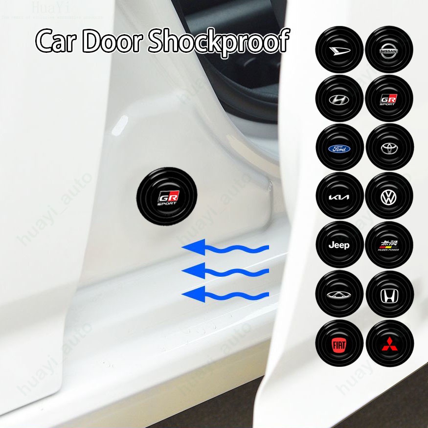 Kia kn Ford BMW Mazda Audi Benz Skoda Suzuki car accessories car door protector shock absorber rubber sound insulation pad for Toyota ราคา 15 บาท*ส่งฟรี