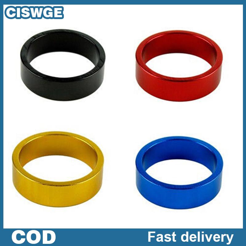 CISWGE Pô tăng Tai nghe xe đạp xe đạp đường trường leo núi bằng nhôm 10 mm miếng đệm 4 màu