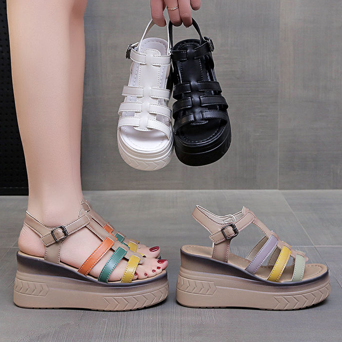 Venkao giày đế xuồng 7 phân giày công sở đế xuồng giày đế xuồng dép nữ đế cao 5 phân giày nữ đẹp giay sandal cho nữ dép cao gót nữ dép đế cao giày đế xuồng nữ giày sandal nữ đế cao 060909