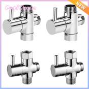 3-Way Shower Diverter Tee Adapter - Fixed Spray Valve