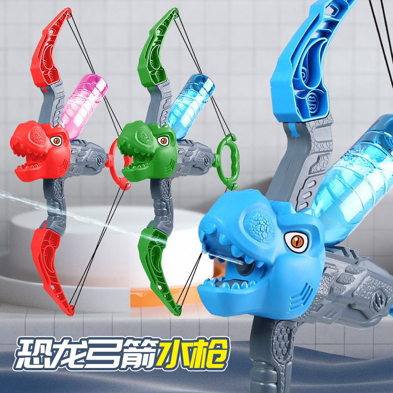 ไดโนเสาร์ธนูและลูกศรปืนฉีดน้ำของเล่นเด็กดึงออกมาได้ปืนฉีดน้ำฤดูร้อนกลางแจ้งชายและหญิงชายหาดต่อสู้กับสิ่งประดิษฐ์ ราคา 106 บาท*ส่งฟรี