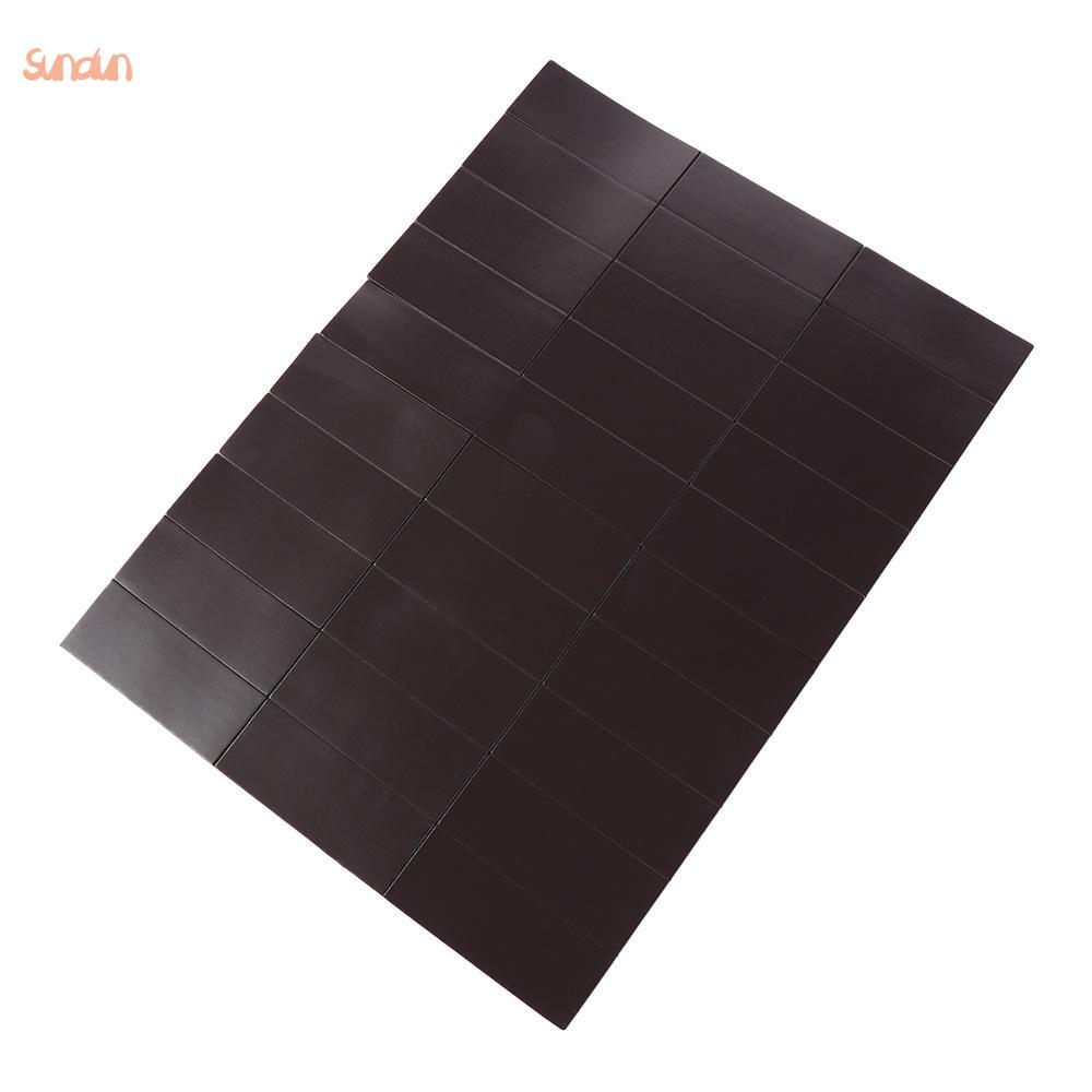 SUNDUN Dụng cụ dạy học Nhãn dán bảng đen nam châm Hình chữ nhật Tự dính Miếng dán nam châm tự làm 30 cái/tờ Linh hoạt Nhà trường văn phòng
