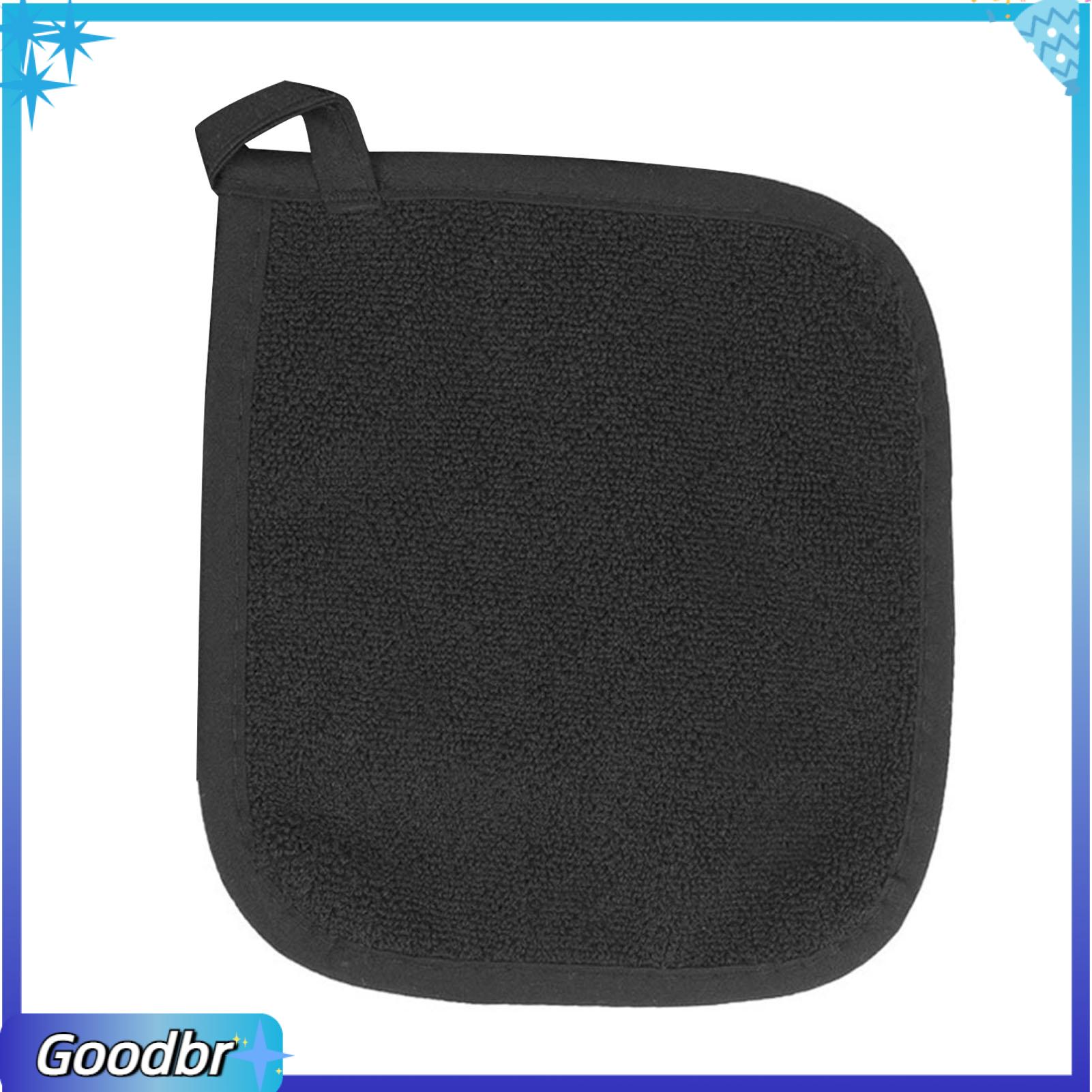 Goodbro nồi chịu nhiệt Chủ Kẹp bảo vệ Nồi Chủ Non-Slip Găng tay hở ngón khi dùng lò Bộ miếng lót nồi Chịu Nhiệt thảm bếp Cho Nướng Nấu Ăn Tái Sử Dụng Cotton tấm cách nhiệt Yêu Thích