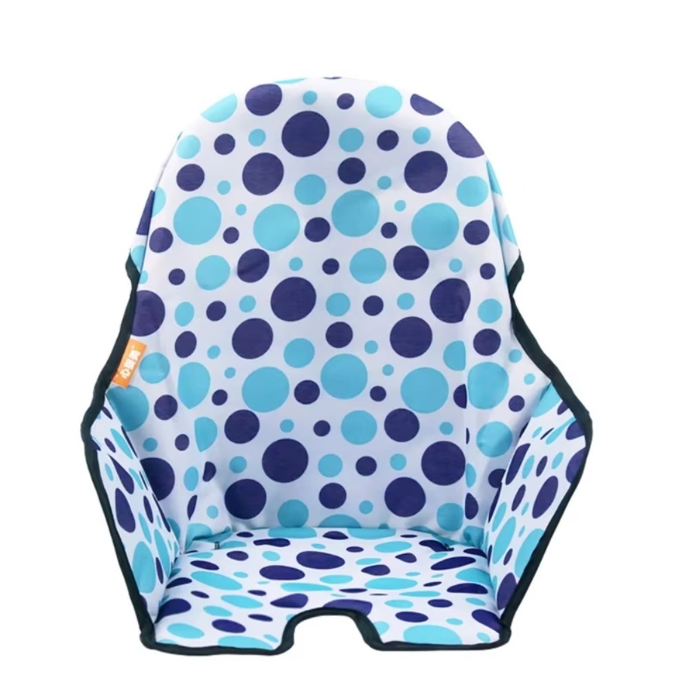 HOUCHU Breathable Baby Dining Chair Seat Cover Soft Comfortable High Chair Accessories Washable Polka Dots Breathable Pad Liner Summer