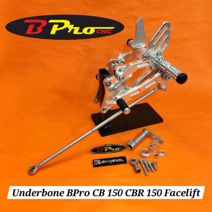 FOOTSTEP UNDERBONE BPRO CBR 150R NEW FACELIFT CB 150R NEW LED B PRO TYPE GEN1 - TOKO TERMAY Harga  1,805,000 Ringgit*Penghantaran Percuma