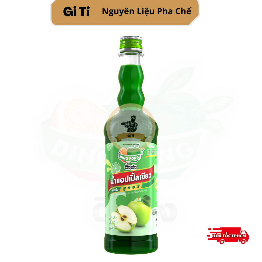 Siro/syrup ding fong táo 760ml | siro thá¡ lan