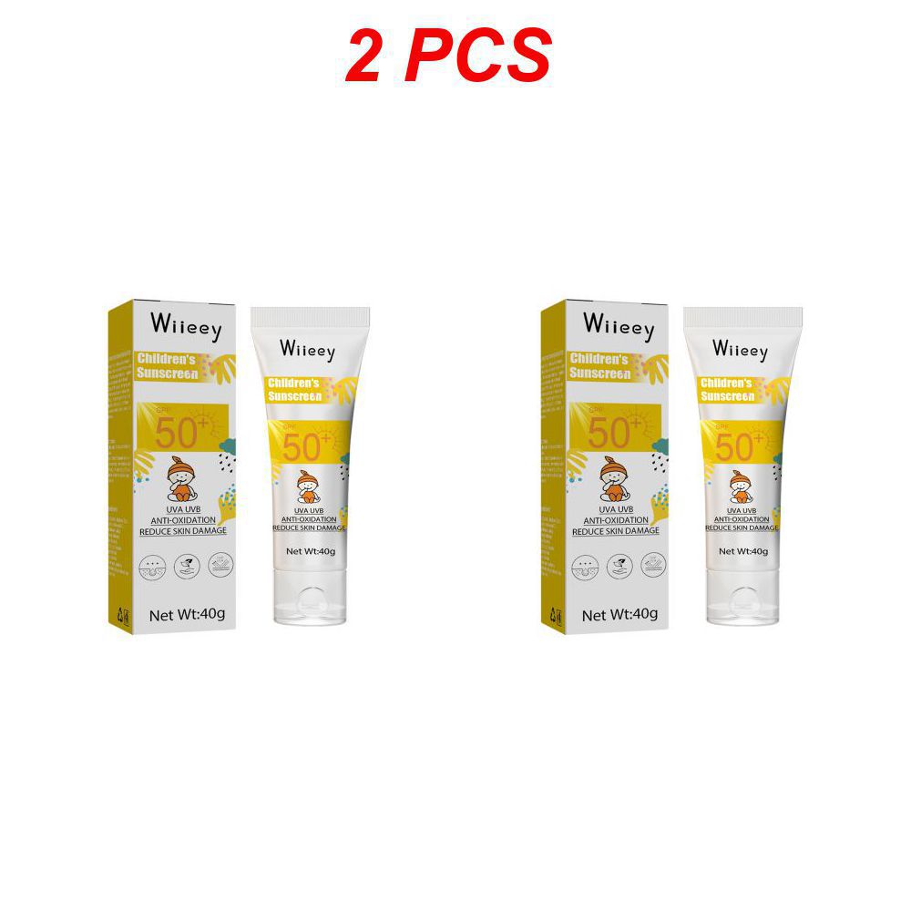 【local Stock】KUESICR Wiieey Childrens Sunscreen Sun block for Babies and Kids Sunscreen UV SPF 50+ 40g Sunscreen Waterproof Moisturizing Skin Body Sun Protection Lotion Summer Outdoor Sunblock Kids ﻿