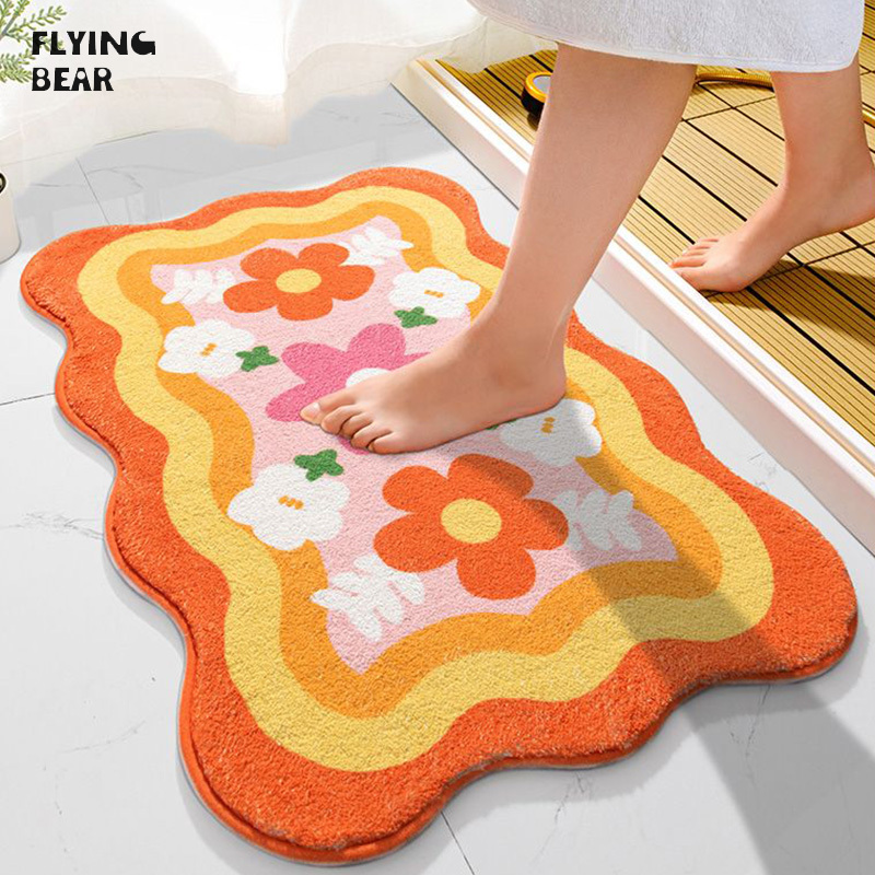 Bathroom entrance floor mat absorbent toilet door mat toilet door mat toilet door non-slip mat bedroom bedside carpet ราคา 75 บาท*ส่งฟรี