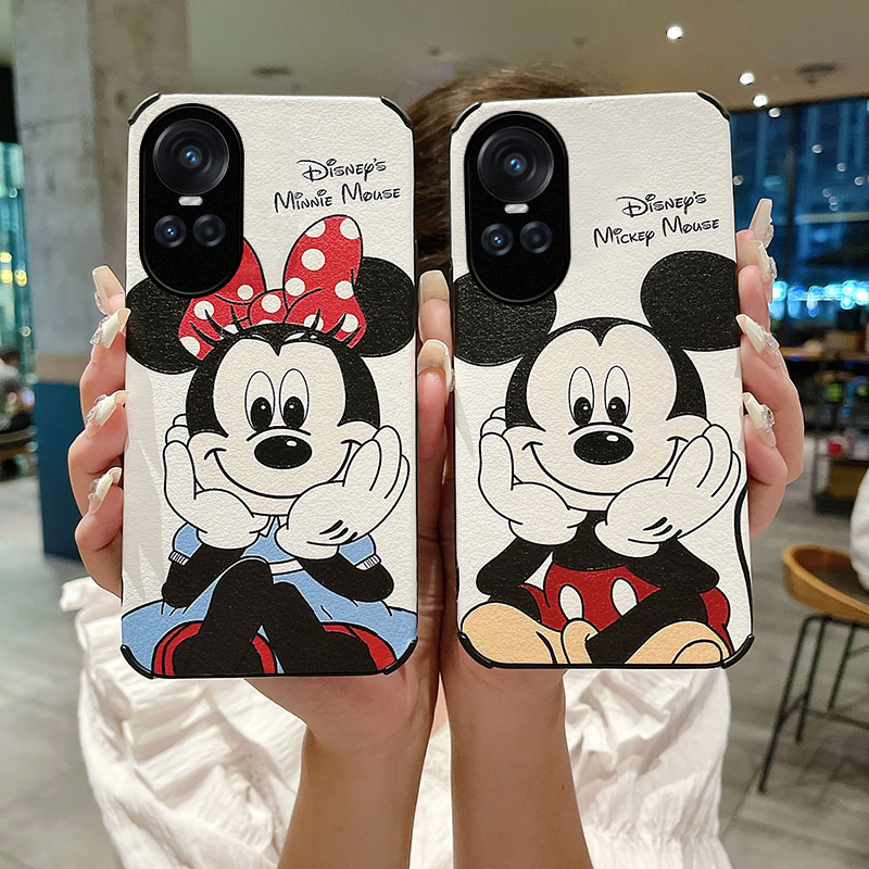 Vỏ điện thoại Oppo Reno10 Reno 10 Pro Reno10 Pro + 5G Mới 2023 Dễ Thương chuột hoạt hình Mô Hình Cho Các Cặp Vợ Chồng mềm silicon Vỏ Oppo Reno10 5G Da Trường Hợp