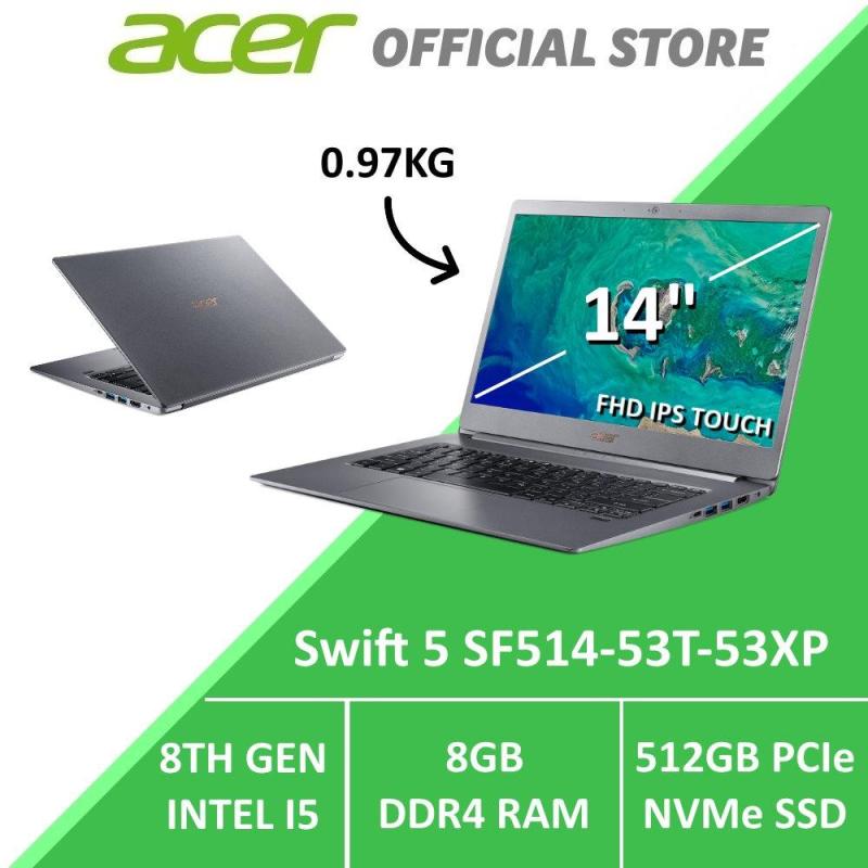 Acer Swift 5 SF514-53T-53XP 14-Inch Intel i5 Thin & Light Laptop (Grey)