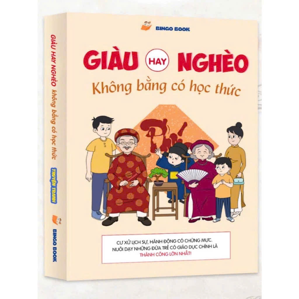 Giàu Hay Nghèo Không Bằng Có Học Thức (Dành Cho Bé 7 - 13 Tuổi) -childs2026